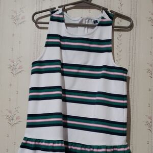 Janie and Jack Multicolor Striped Tank Top